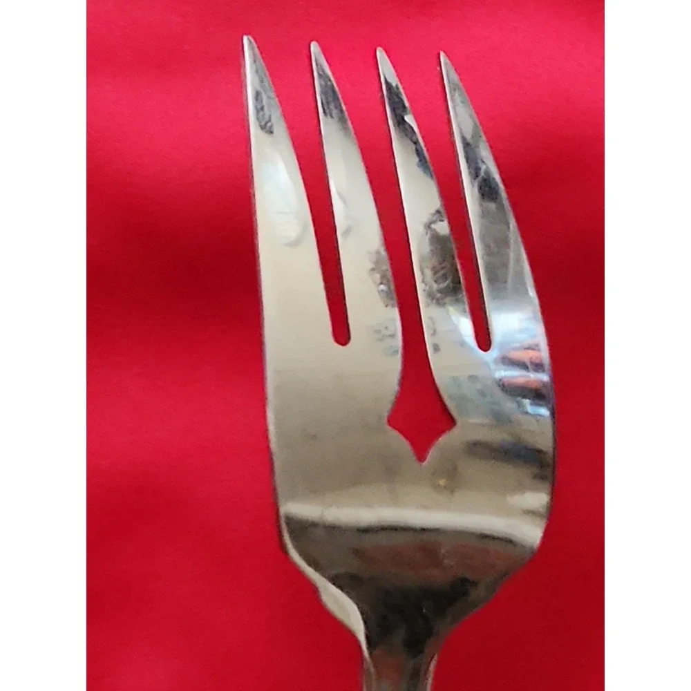 Oneida Chatelaine Serving Set 4pc Community Stainless Floral Fork Spoons